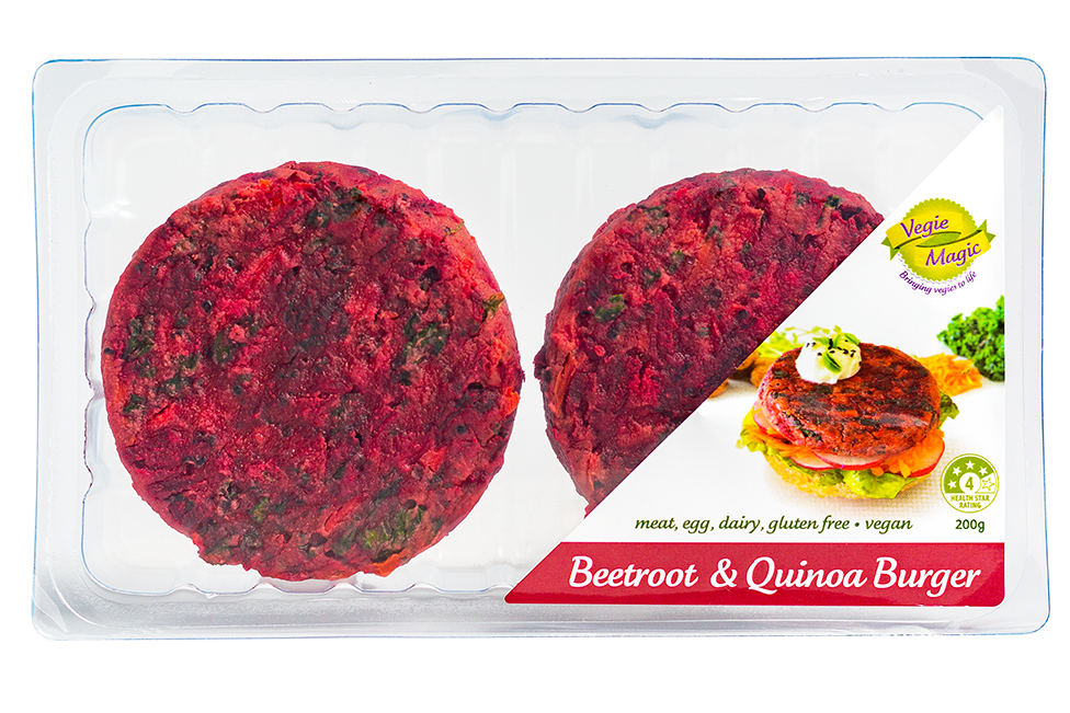 Vegie Magic Beetroot & Quinoa (2pcs/pack)(vegan) Vegie Magic Beetroot & Quinoa (2pcs/pack)(vegan)